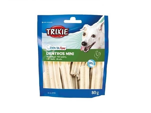 Trixie Denta Fun Dentros Mini для собак 80 г (домашня птиця) (31773)