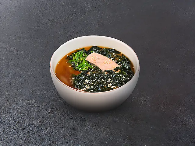 Місо суп з лососем