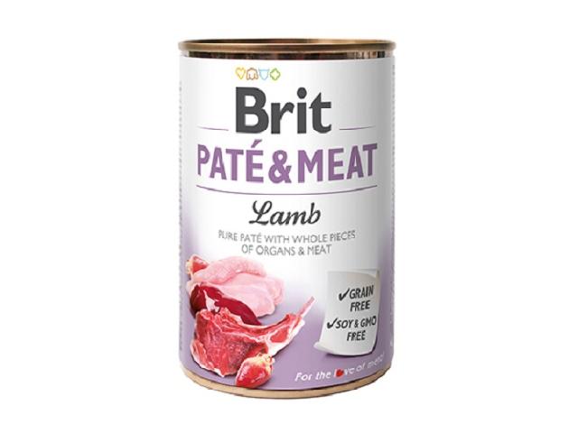 Brit Pate&Meat Wet Dog Food with Lamb з ягням 400g
