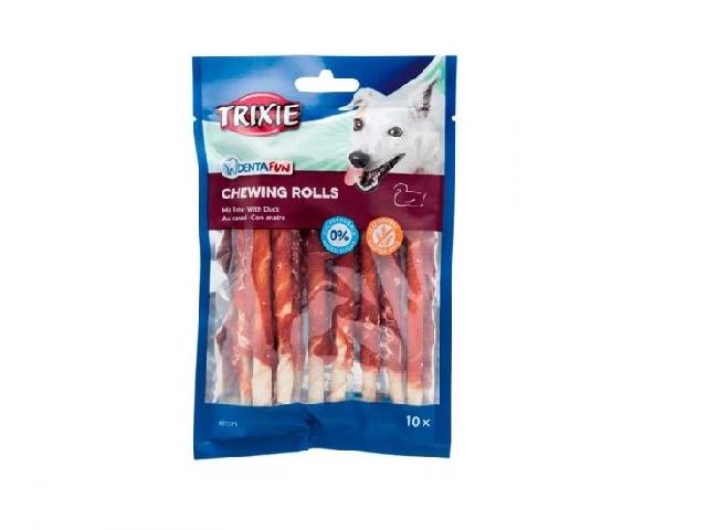 Trixie Паличка для чищення зубів з качкою Denta Fun для собак 12 см 80 г (10 шт.) (31371)