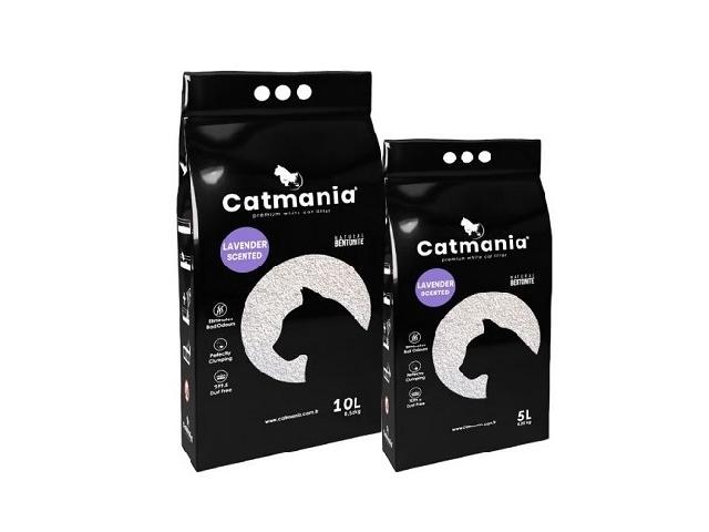 CATMANIA LAVENDER Бентонітовий наповнювач (bentonite cat litter), CATMANIA LAVENDER Бентонітовий наповнювач (bentonite cat litter), 5л (4,25кг)