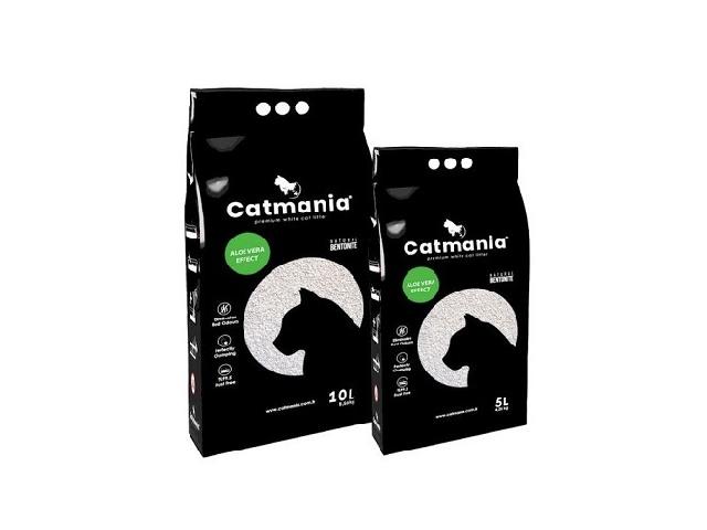 CATMANIA ALOE VERA Бентонітовий наповнювач (bentonite cat litter), CATMANIA ALOE VERA Бентонітовий наповнювач (bentonite cat litter), 5л (4,25кг)