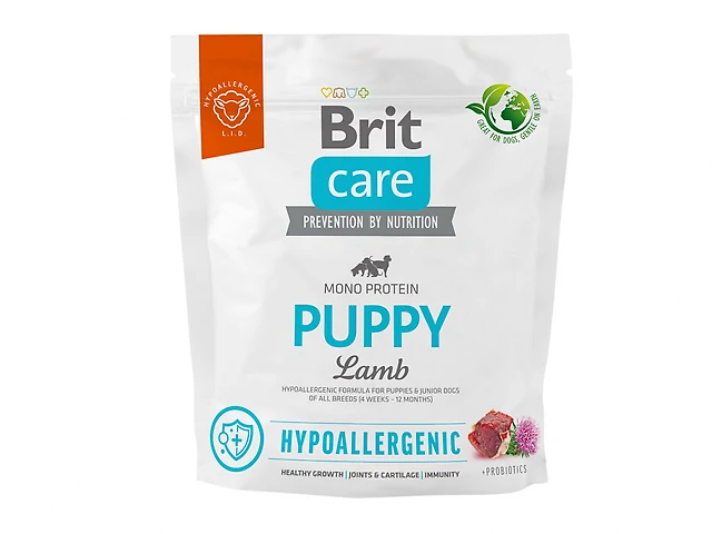 Brit Care Puppy Hypoallergenic Lamb для цуценят всіх порід з ягням