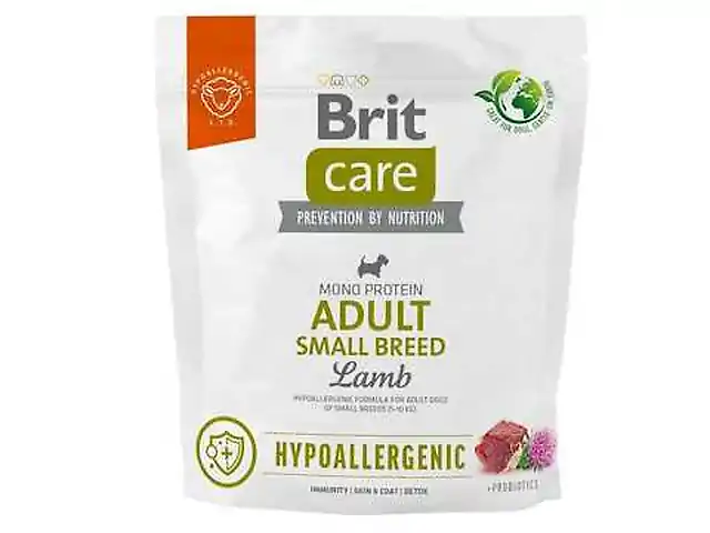 Brit Care Adult Small Breed Hypoallergenic Lamb для дорослих собак дрібних порід ягня