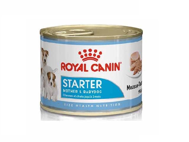 Royal Canin STARTER MOUSSE, консерва для цуценят до 2-х місяців, 195гр