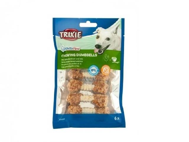 Trixie Гантель для чищення зубів з куркою Denta Fun для собак (6 шт.) (31342)
