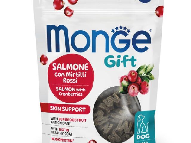 Monge Gift Dog Skin support лосось з журавлиною