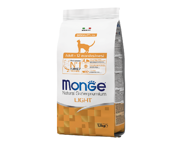 Monge Cat Light Turkey з індичкою 1,5кг