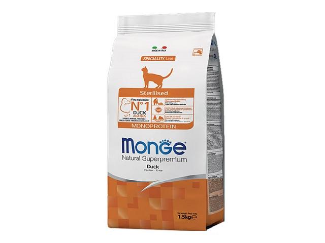 Monge Cat Sterilised Duck з качкою, для стерилізованих