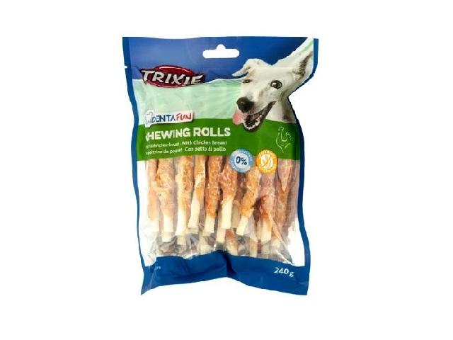 Trixie Паличка для чищення зубів з куркою Denta Fun для собак 12 см 240 г (30 шт.) (31378)