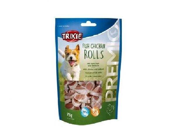 Trixie PREMIO Chicken and Pollock Rolls роли з курки і лосося для собак 75 г (31535)