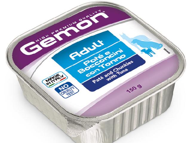 GEMON DOG WET Adult Tuna паштет, тунeць 150гр