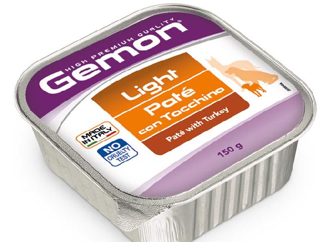 GEMON DOG WET Light Turkey паштет, індичка 150гр