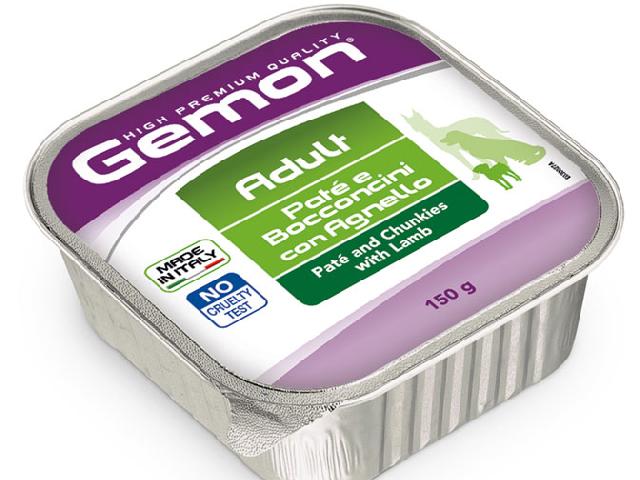 GEMON DOG WET Adult Lamb паштет, ягня 150гр