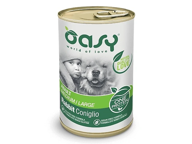 OASY DOG WET OAP Adult Medium/Large кролик, 400гр.