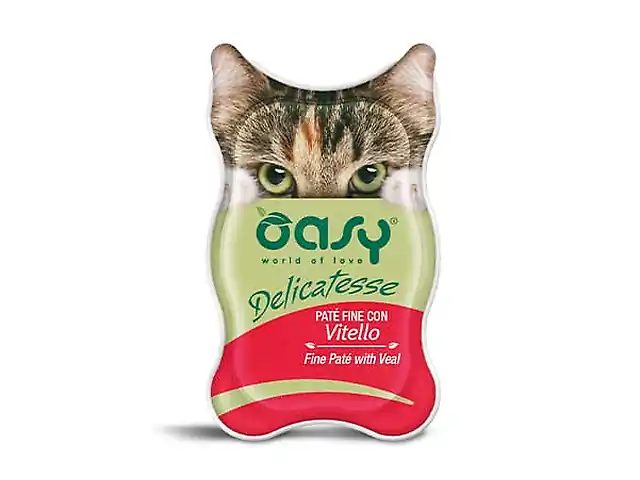 OASY CAT WET Телятина 85гр, паштет