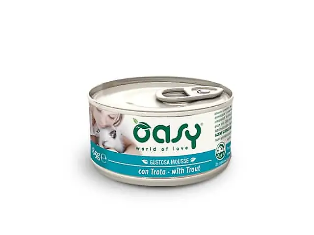 OASY CAT WET Форель 85гр, мус