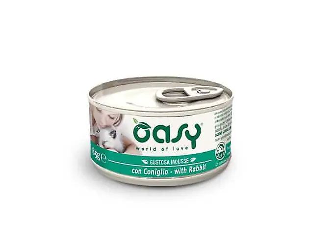 OASY CAT WET Кролик 85гр, мус