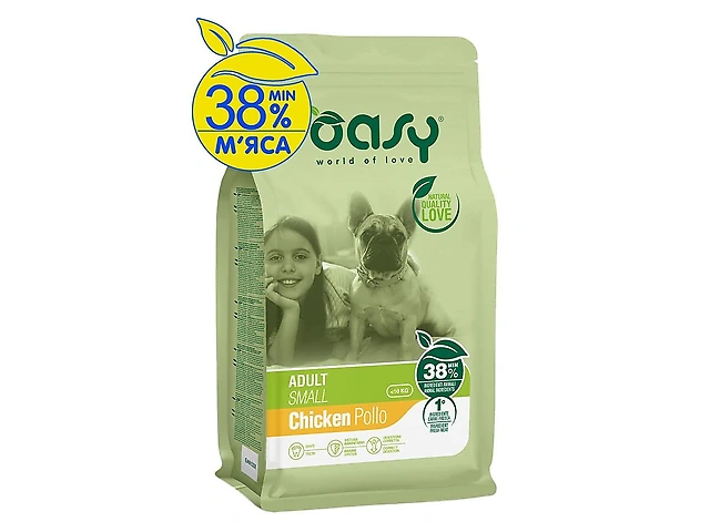 OASY DOG LIFESTAGE Adult Small з куркою, для собак дрібних порід