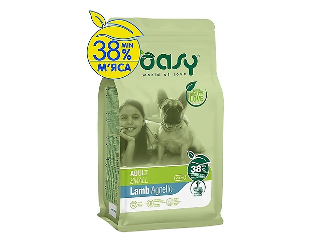 OASY DOG LIFESTAGE Adult Small з ягням, для собак дрібних порід