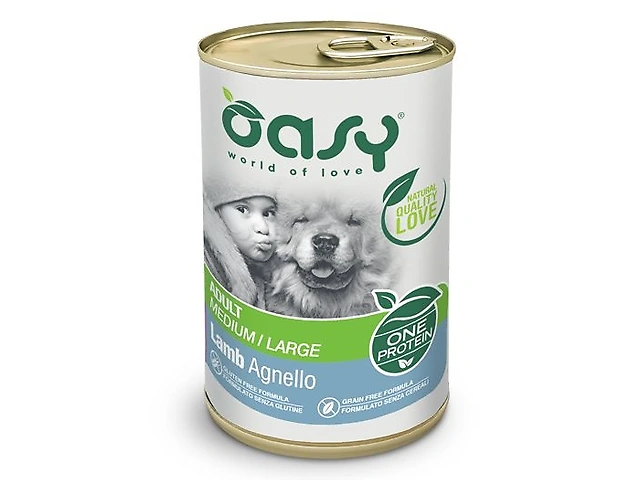 OASY DOG WET OAP Adult Medium/Large ягня, 400гр.