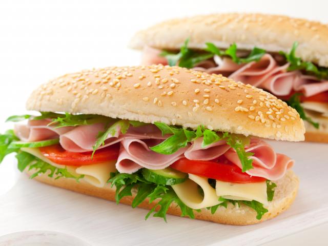 Сендвич с балыком