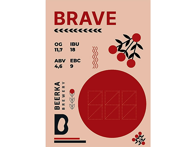 Пиво Beerka Brave ( Світле Н/Ф)