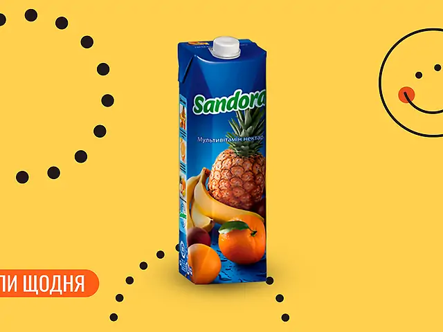 Сік мультивітамін Sandora 0,95 л