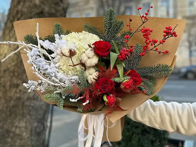 Букет Червона Зимова Магія