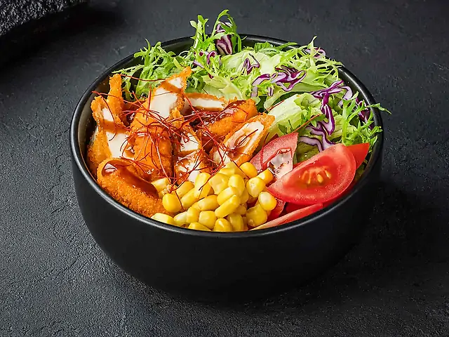 Боул з куркою тонкацу XL