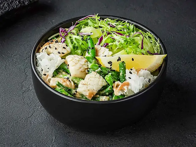 Боул з кальмарами