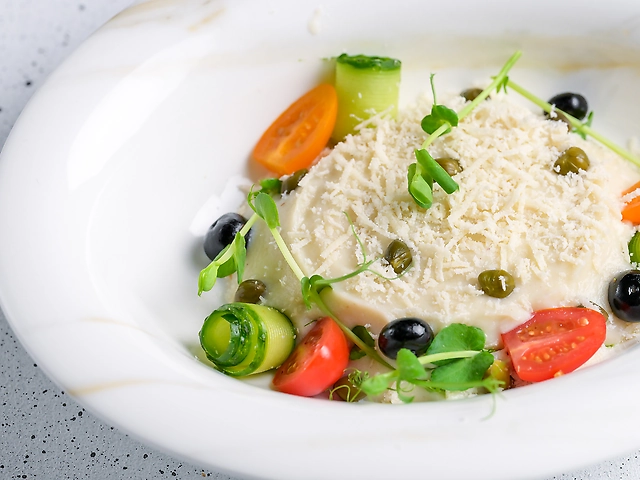 Пюре цвітної капусти з пармезаном