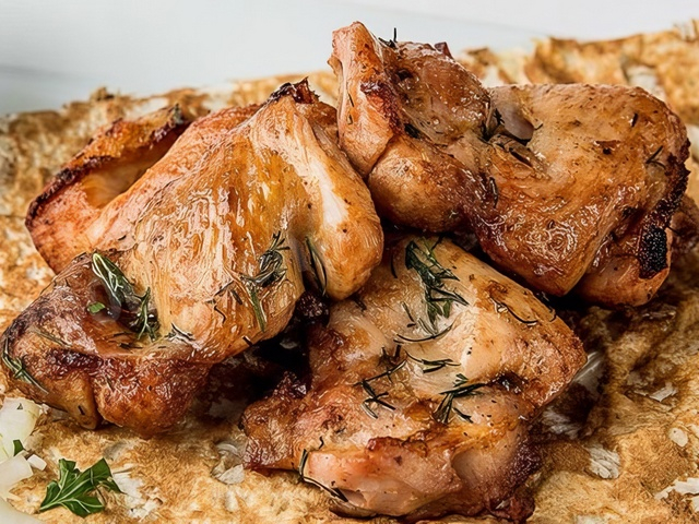 Шашлик фірмовий зі стегна індички