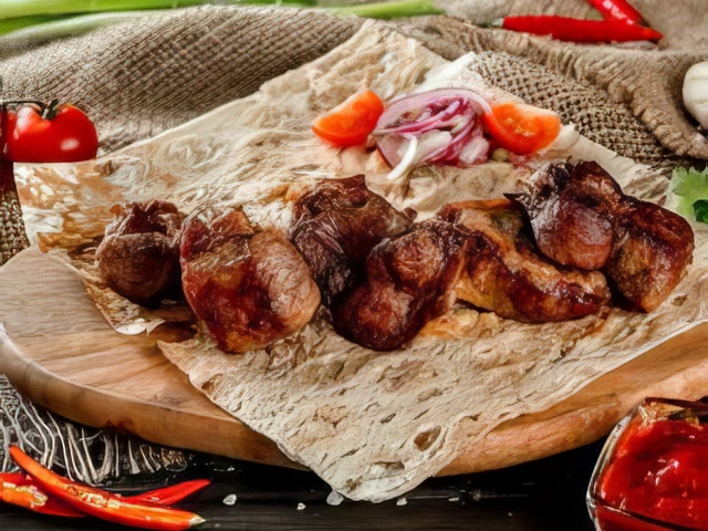 Шашлик фірмовий з вирізки телятини