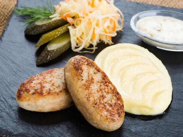 Котлети зі свинини та яловичини