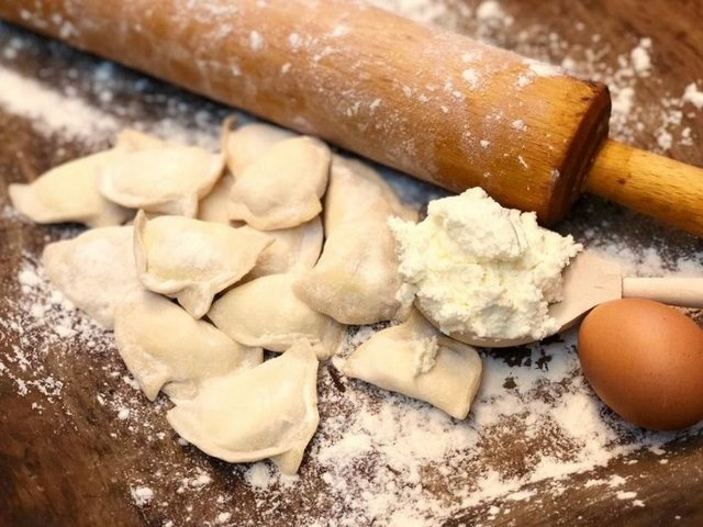 Вареники з солоним сиром