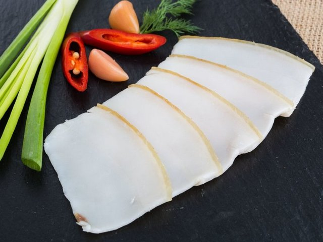 Фірмове сало від "Корчми" - солоне