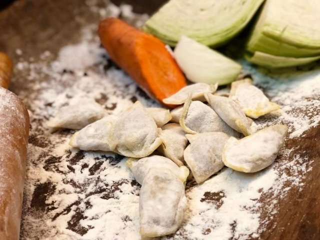 Вареники з капустою