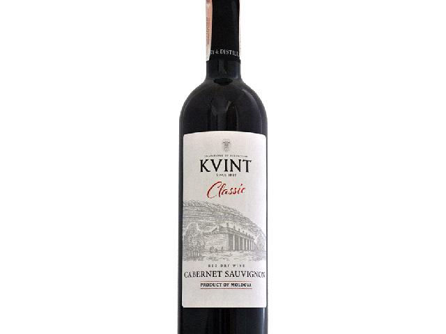 Вино Kvint Каберне-Совиньон красное сухое 0,75 12,5%