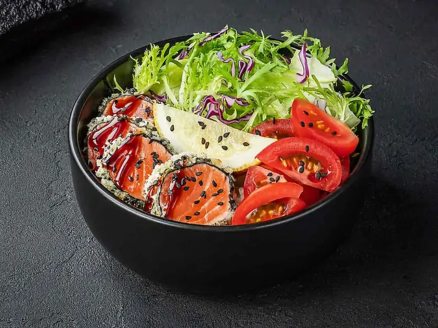 Боул з лососем