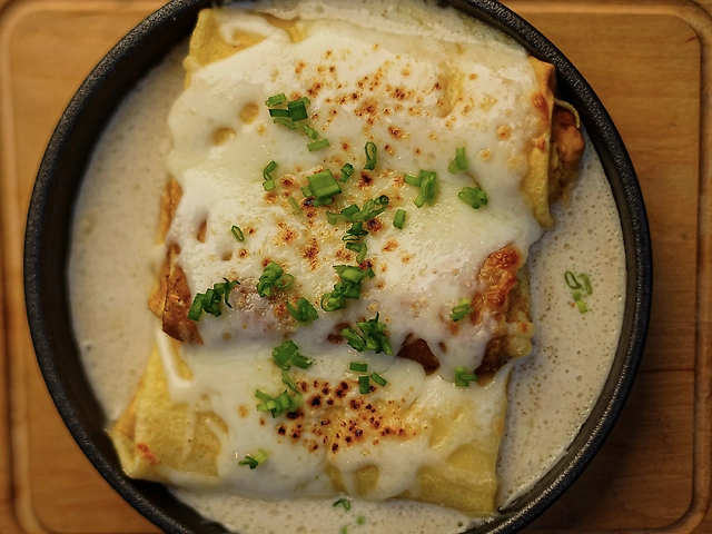 Млинці з мусом із курочки