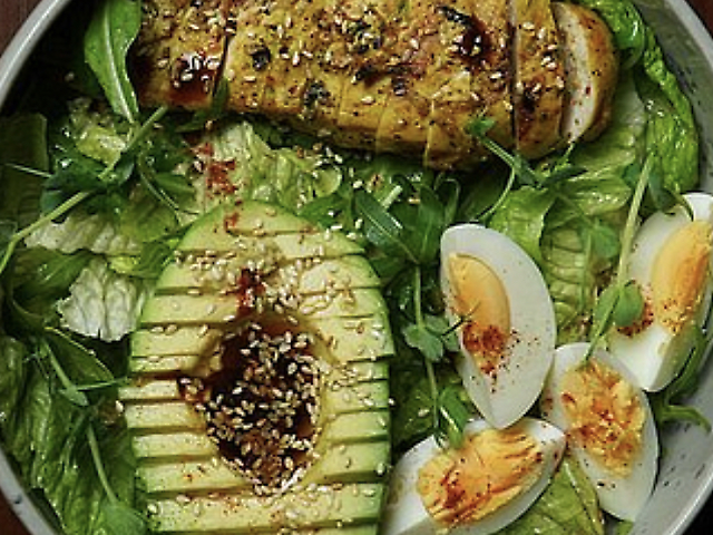 Низько-Вуглеводний Chicken Avakado Salad
