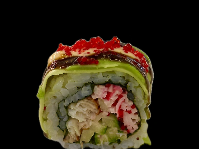 Rol Green Дракон & Унагі -Сніжний Краб No Cheese