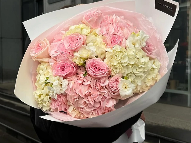 Біло-рожевий мікс