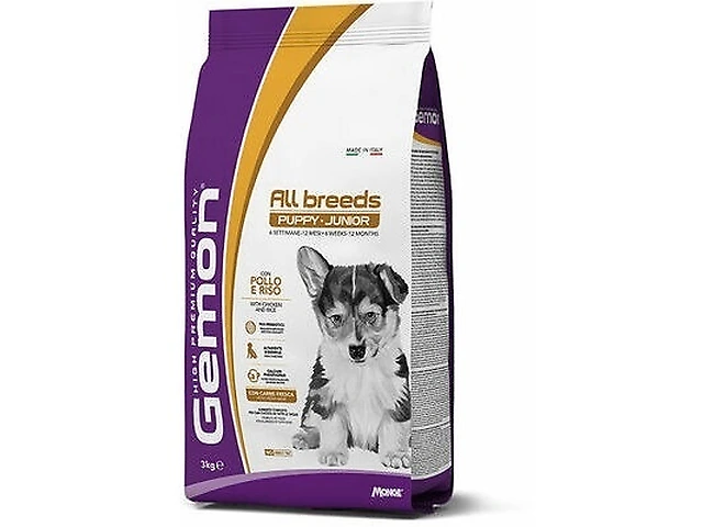 Gemon Dog All Breeds Puppy&Junior Chicken курка