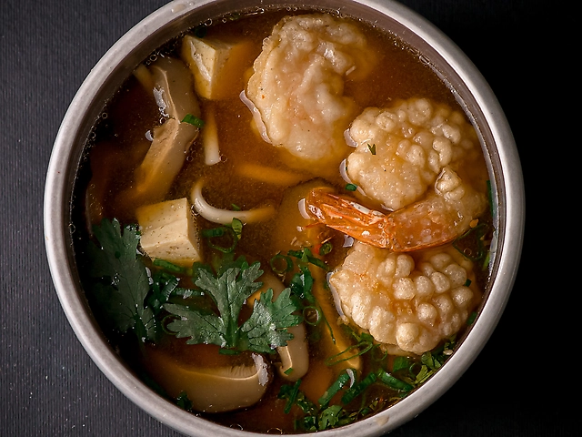 Місо суп з креветкою в темпурі