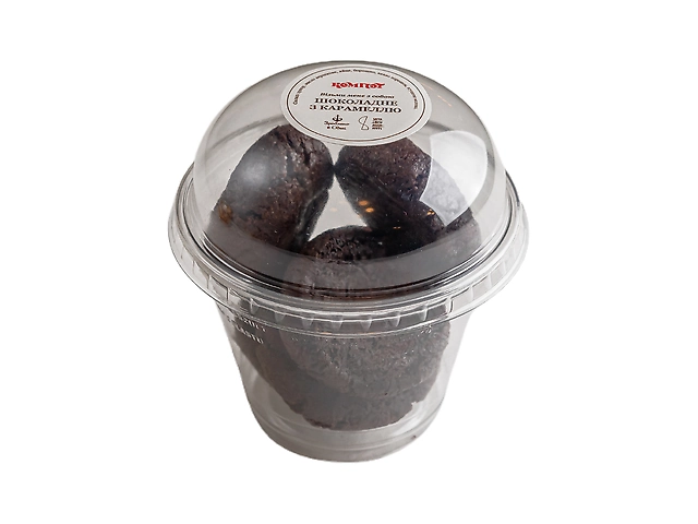 Печиво шоколадне з карамеллю