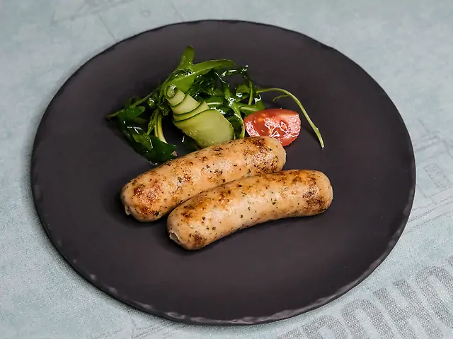 Куринные колбаски собственного изготовления