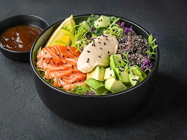 Поке з лососем