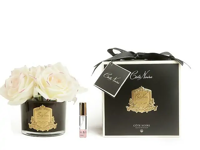 Five Rose in Black- Pink Blush